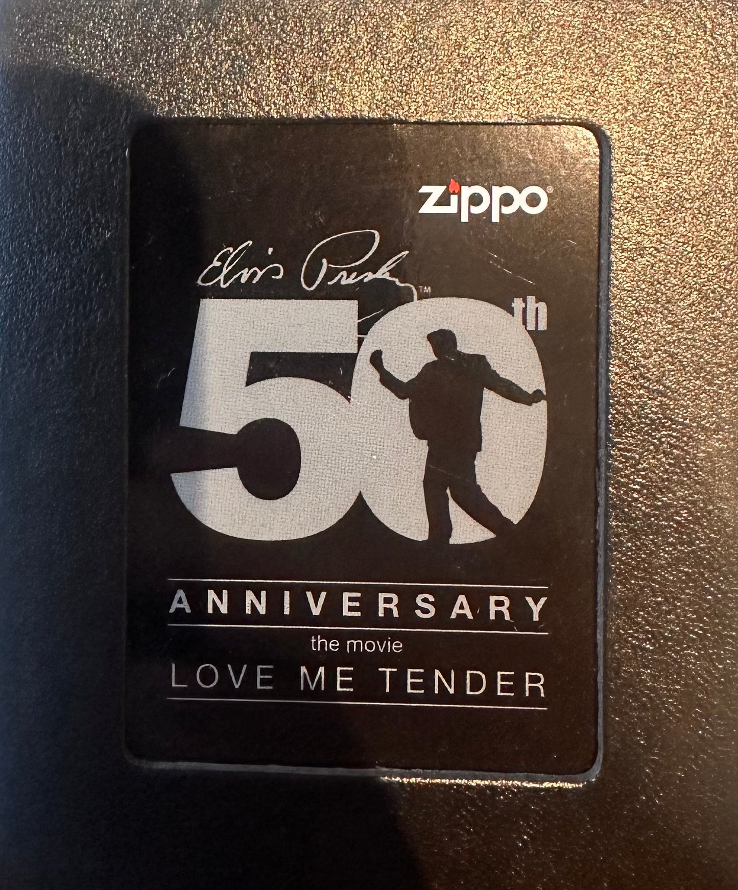 Elvis Presley Love Me Tender 50th Anniversary Zippo Lighter 1254/2000
