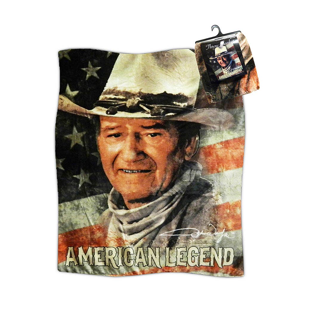 John Wayne Throw Blanket - American Legend JW5274