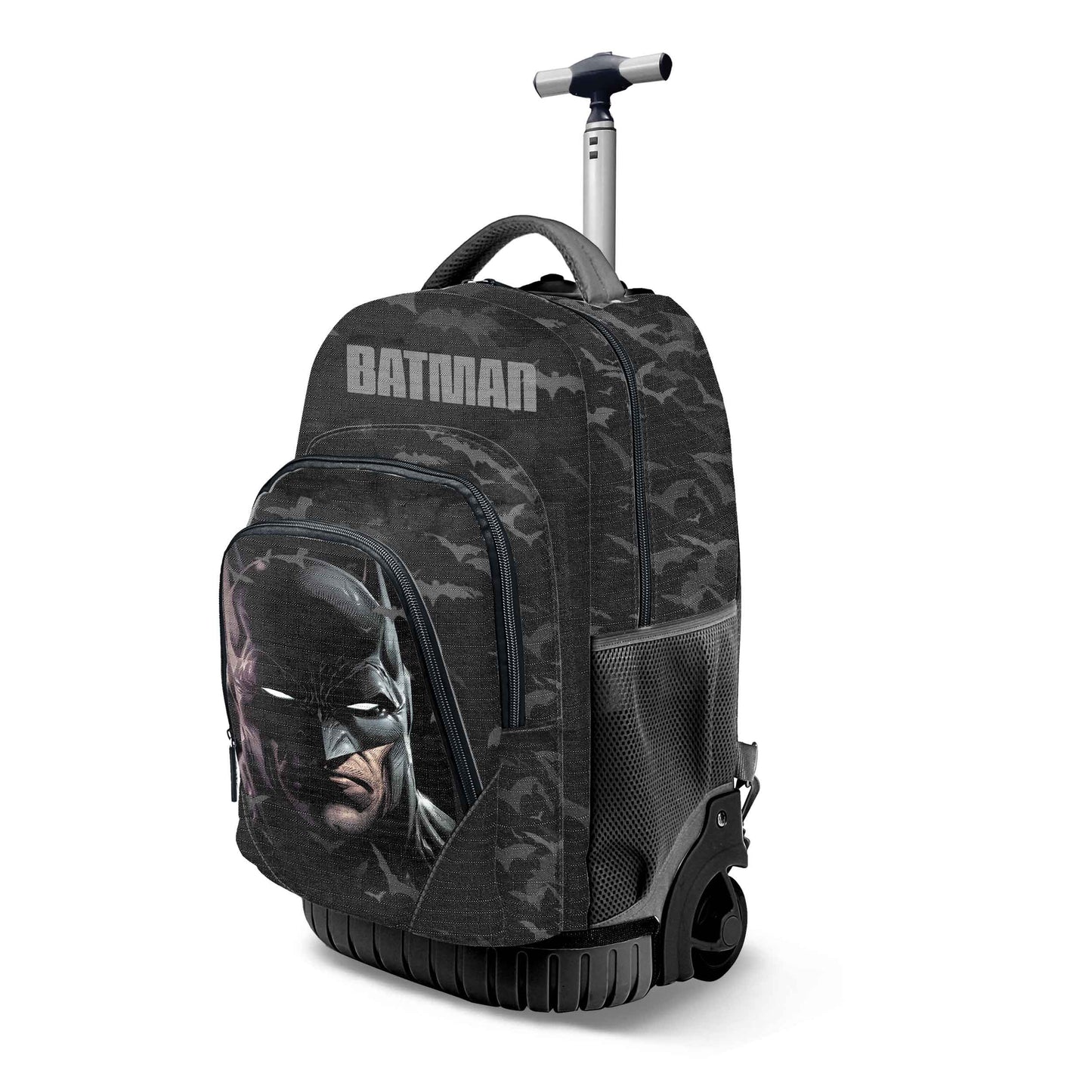 DC Comics Batman Face-FAN GTS Trolley Travel/School Backpack