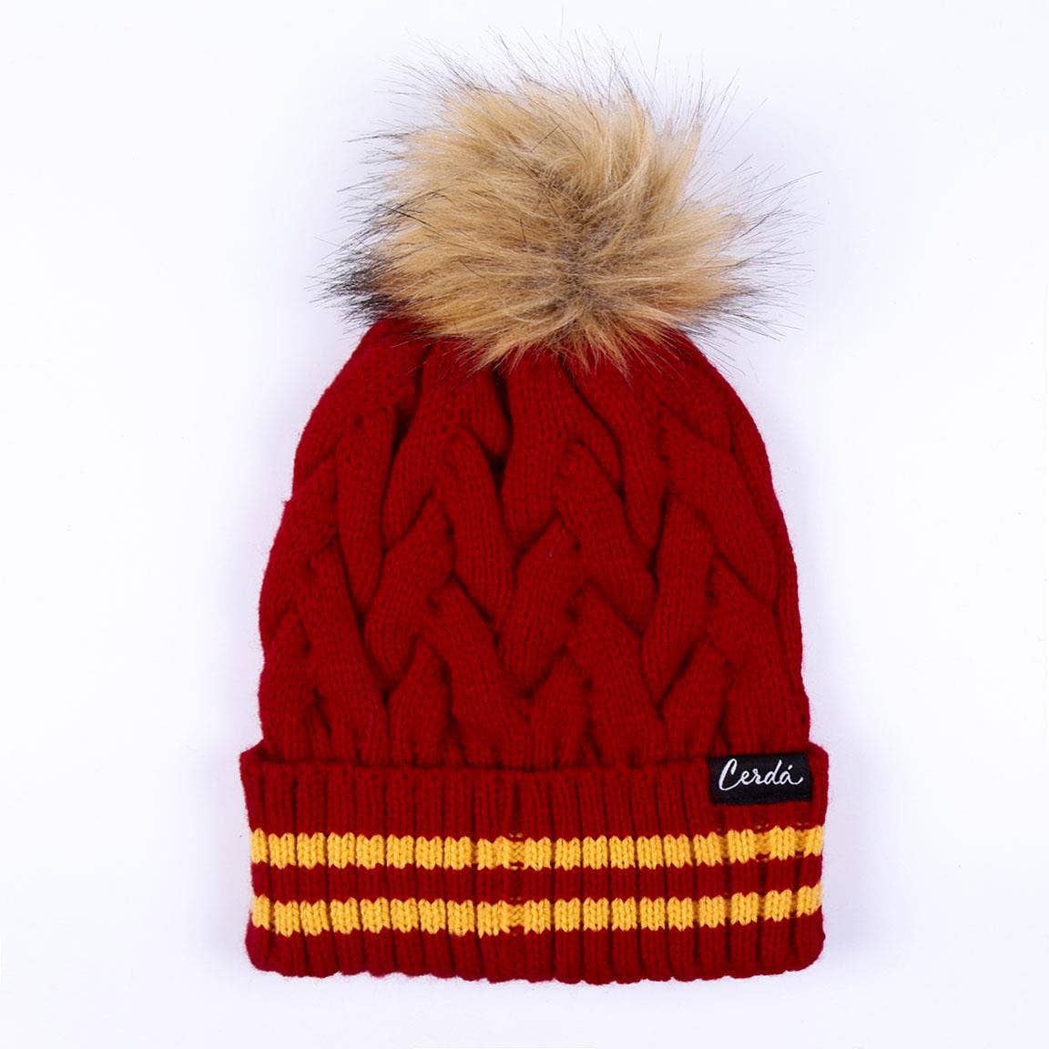 Kids Size HARRY POTTER GRYFFINDOR POMPOM KNIT BEANIE officially licensed 9653