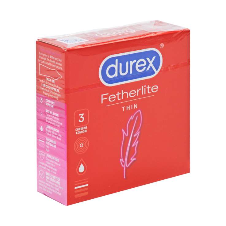Durex Fetherlite Thin Condoms 3pk x 24 Wholesale