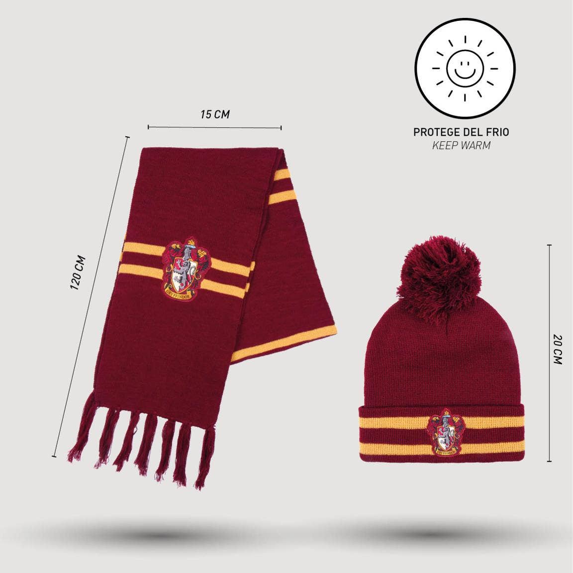 2-PIECE HARRY POTTER SCARF SET - 9633