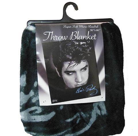 Elvis Throw Blanket up close Photo E8613