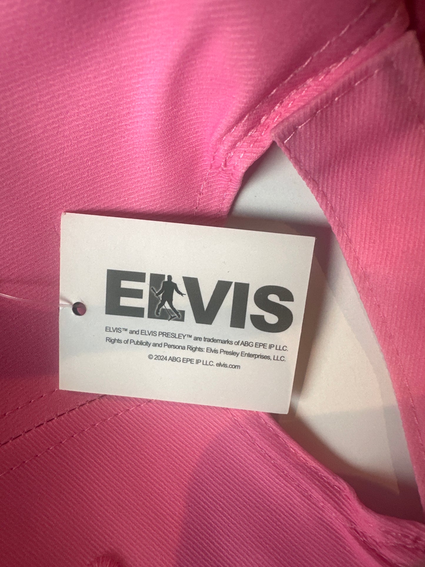 Elvis Cap Pink with Guitars E8982
