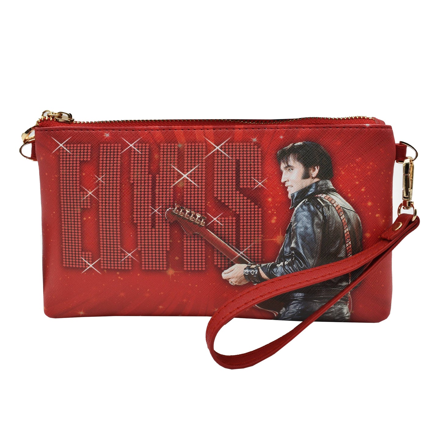 Elvis Presley Purse/Sling Bag- 68' Name w/ Chain E9125