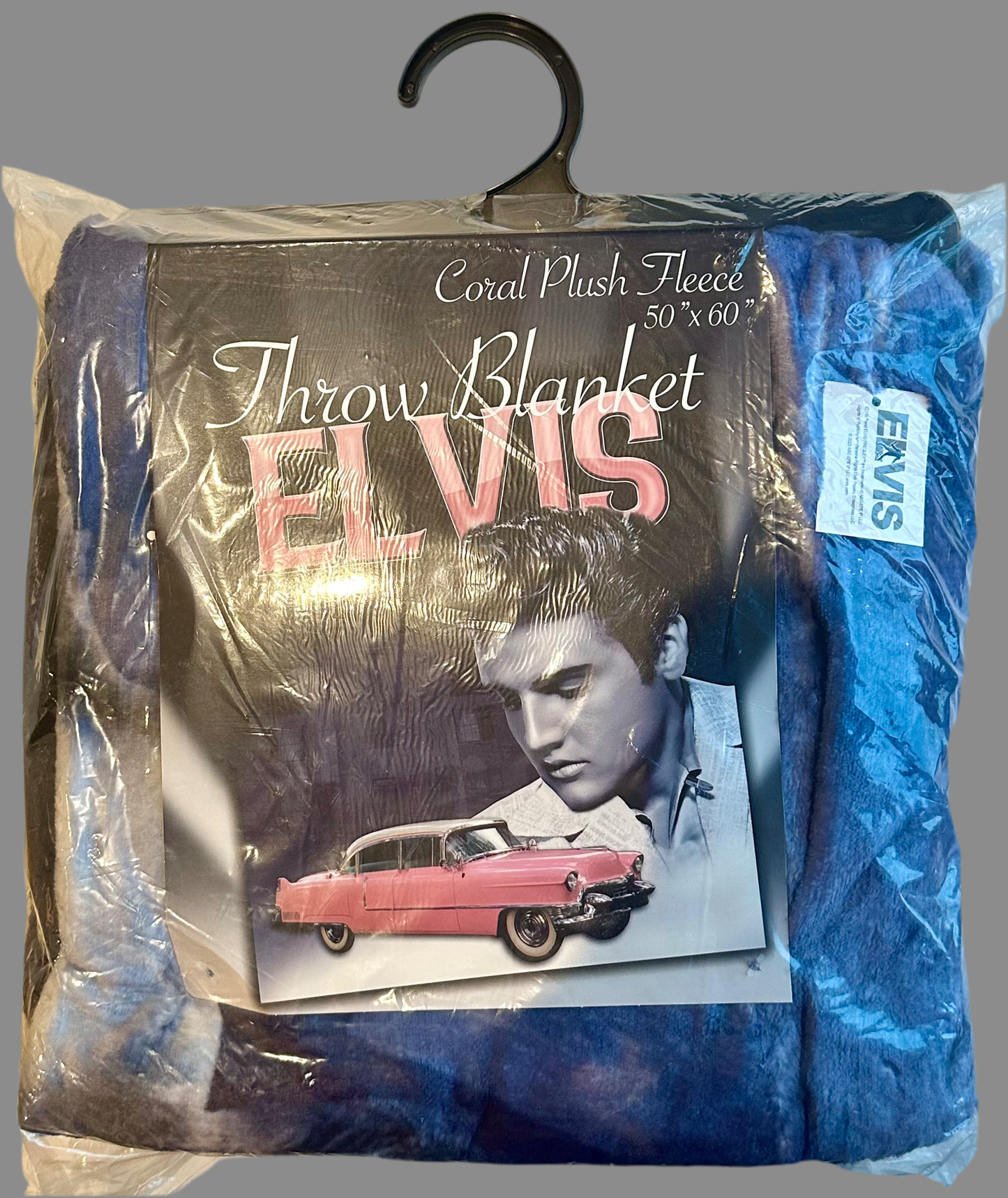 Elvis Throw Blanket Pink Caddy - E8999