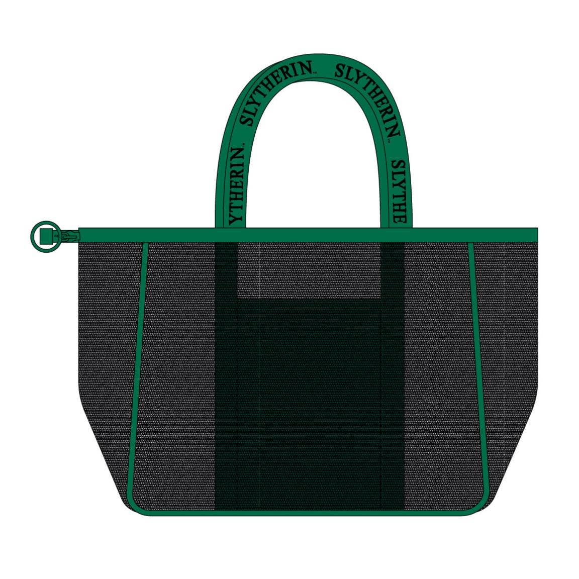 PREMIUM BEACH MESH TOTE BAG HARRY POTTER SLYTHERIN - 5811