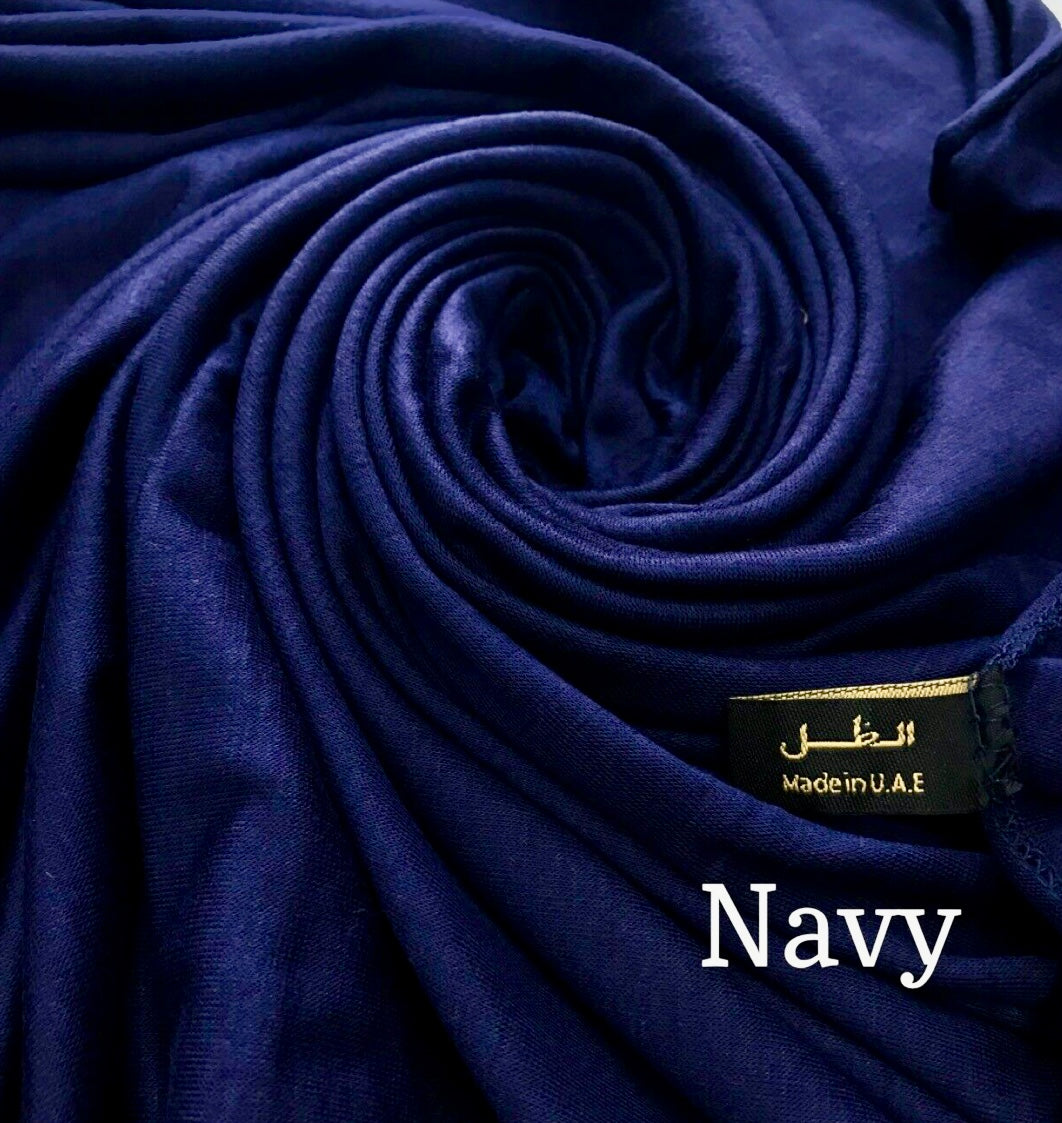 PREMIUM JERSEY SCARF DOUBLE STRETCH PLAIN HIGH QUALITY U.A.E
