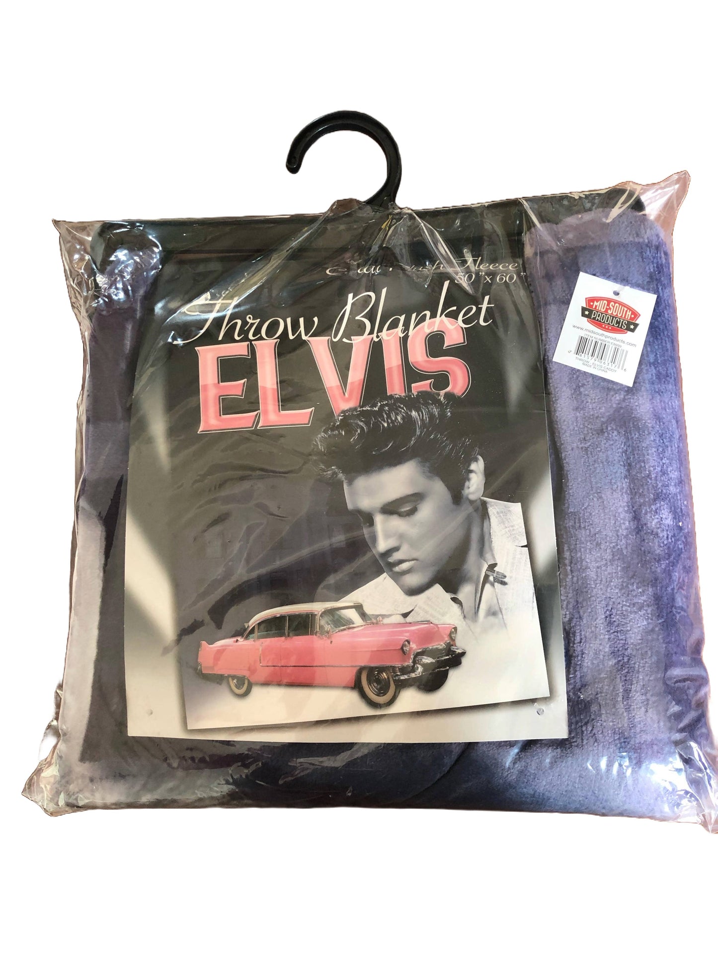 Elvis Throw Blanket Pink Caddy - E8999