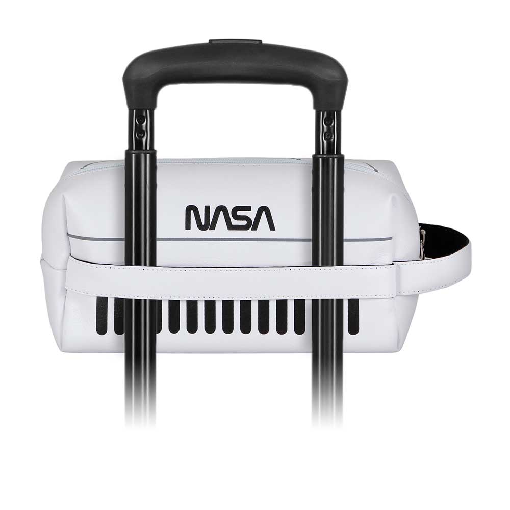 NASA Spaceship-PLUS Brick Travel Toiletry Bag, White
