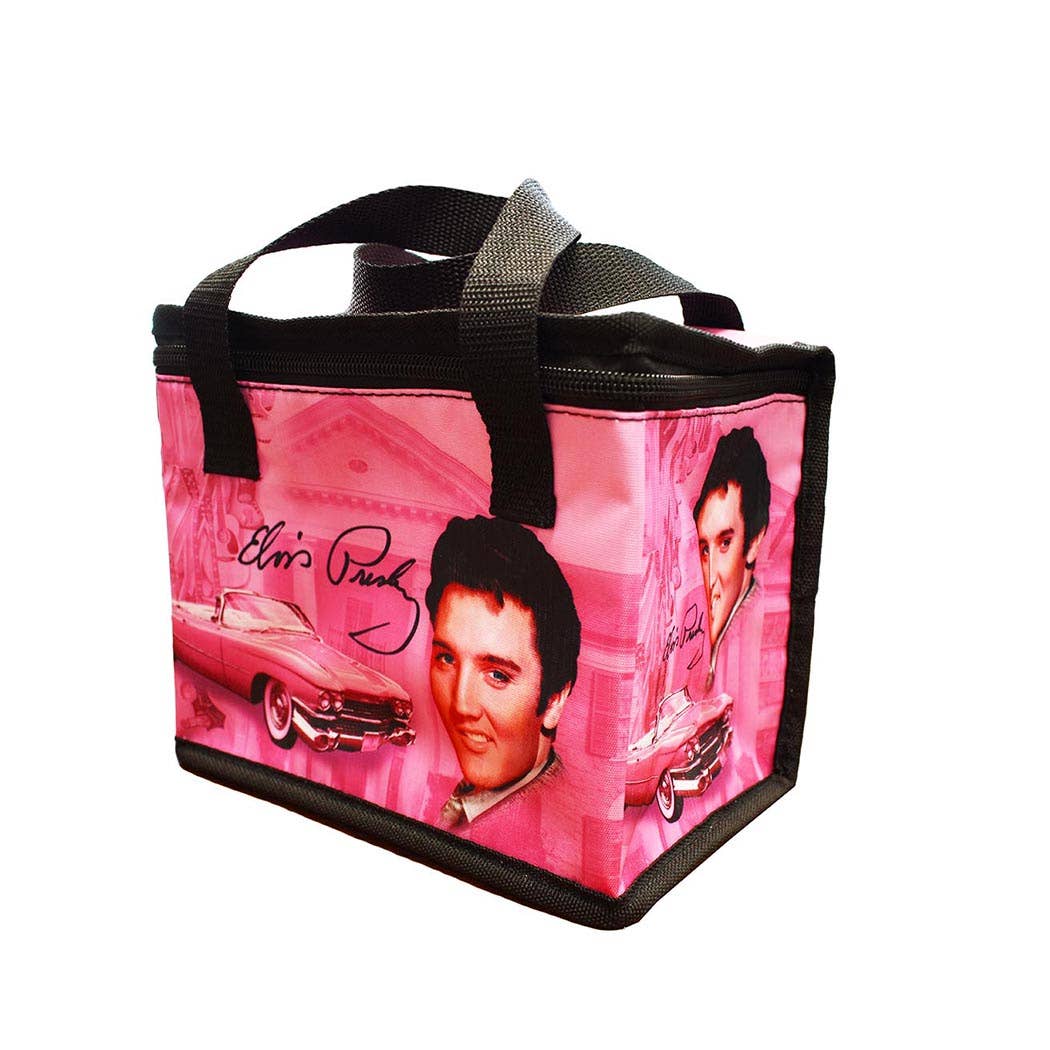 Elvis Lunch Bag - Pink Guitars E8881