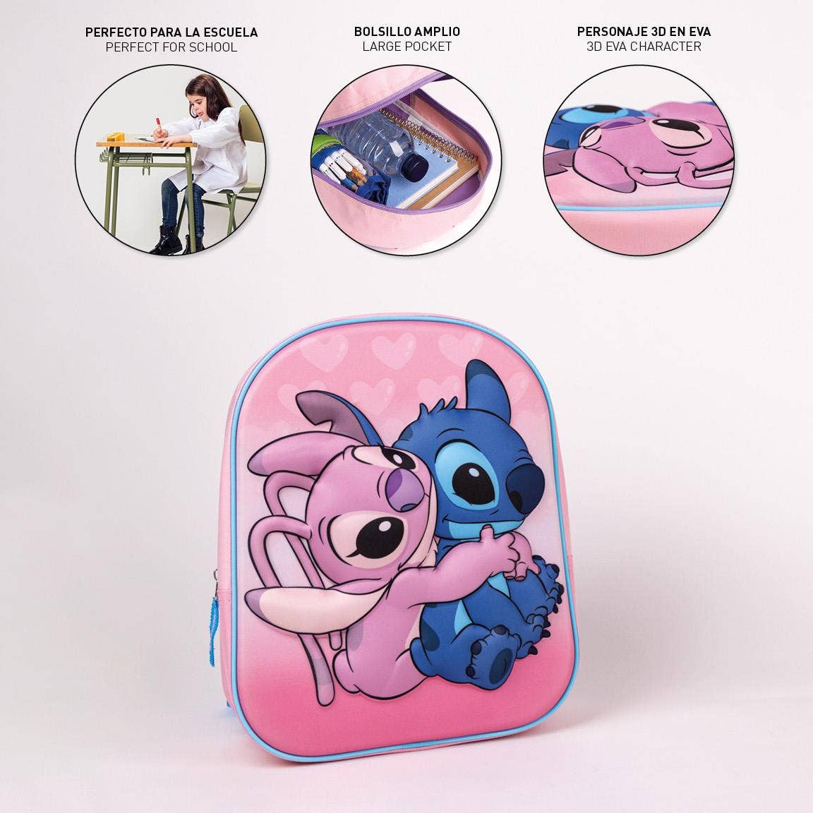 3D STITCH CHILDREN'S BACKPACK - 4752