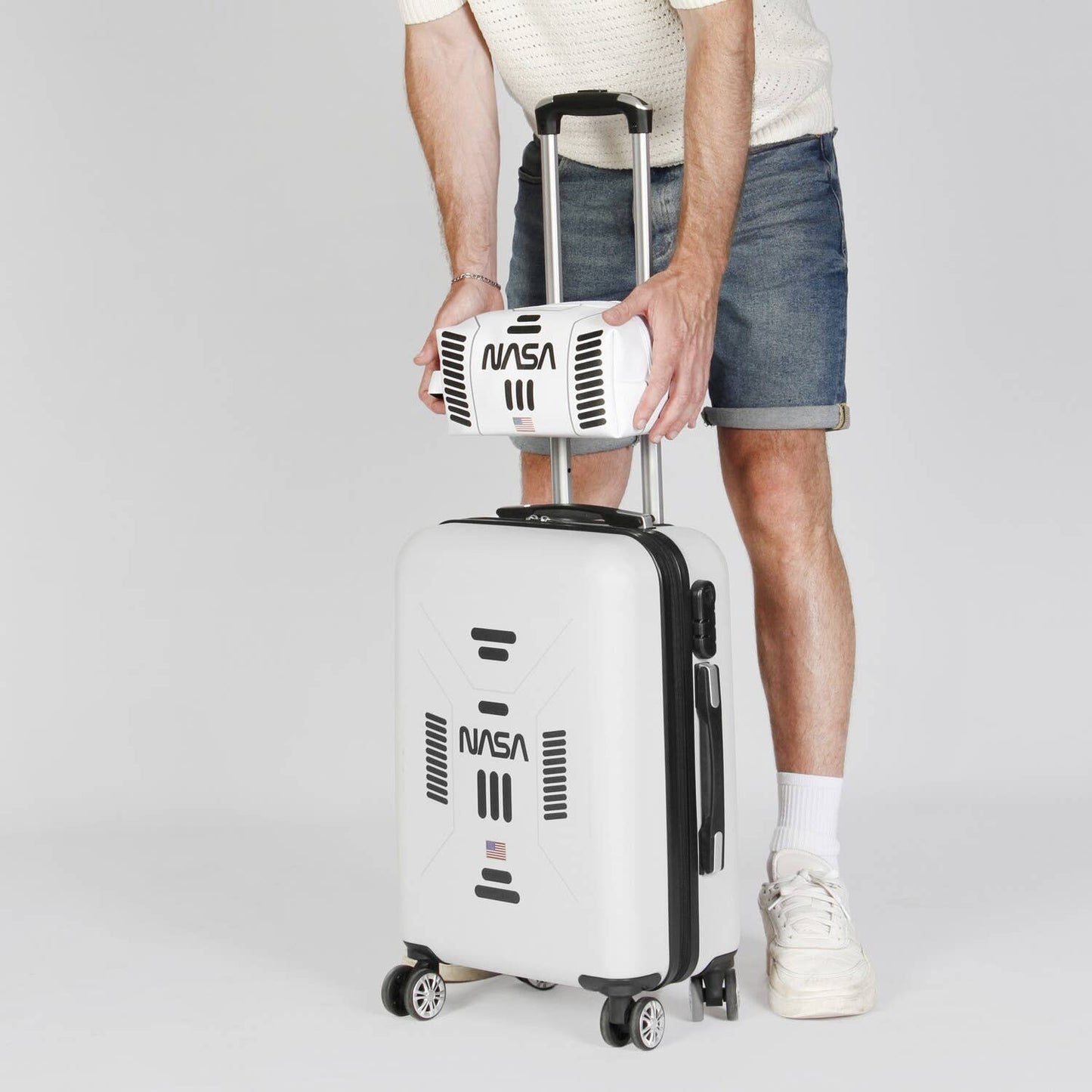 NASA Spaceship-ABS 4-Wheel Cabin Suitcase