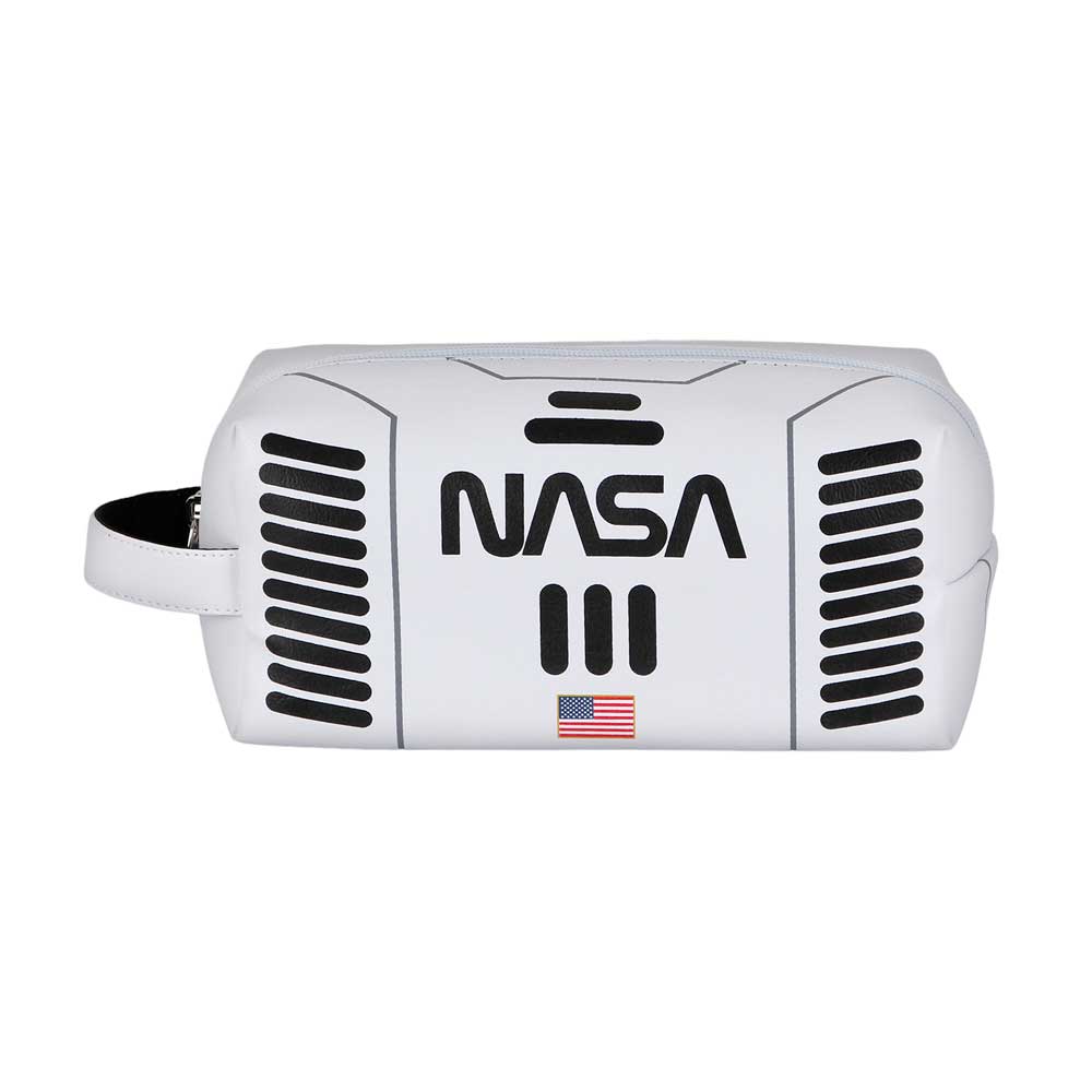 NASA Spaceship-PLUS Brick Travel Toiletry Bag, White