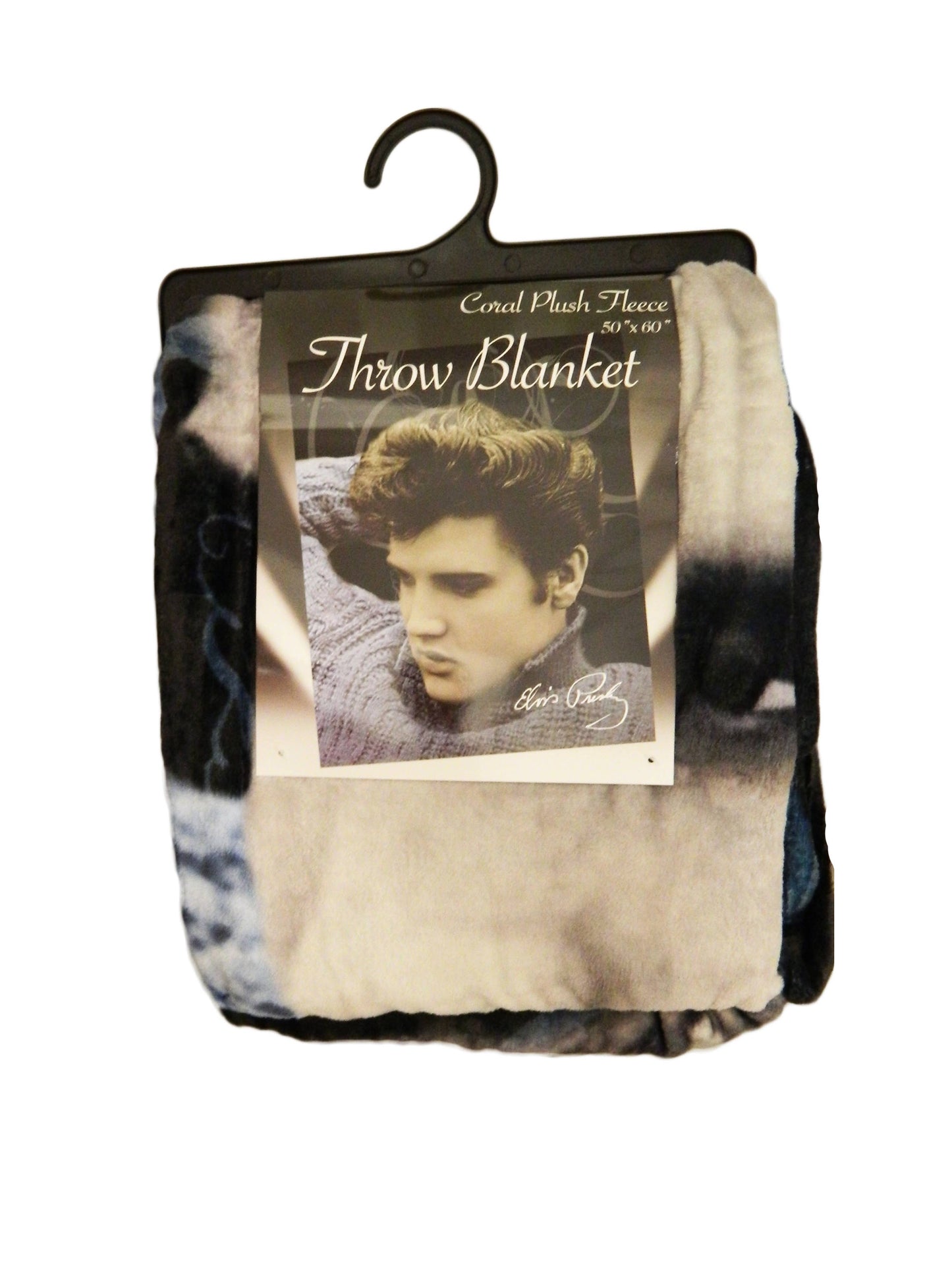 Elvis Throw Blanket - Blue Sweater 127cm x 152cm E8614