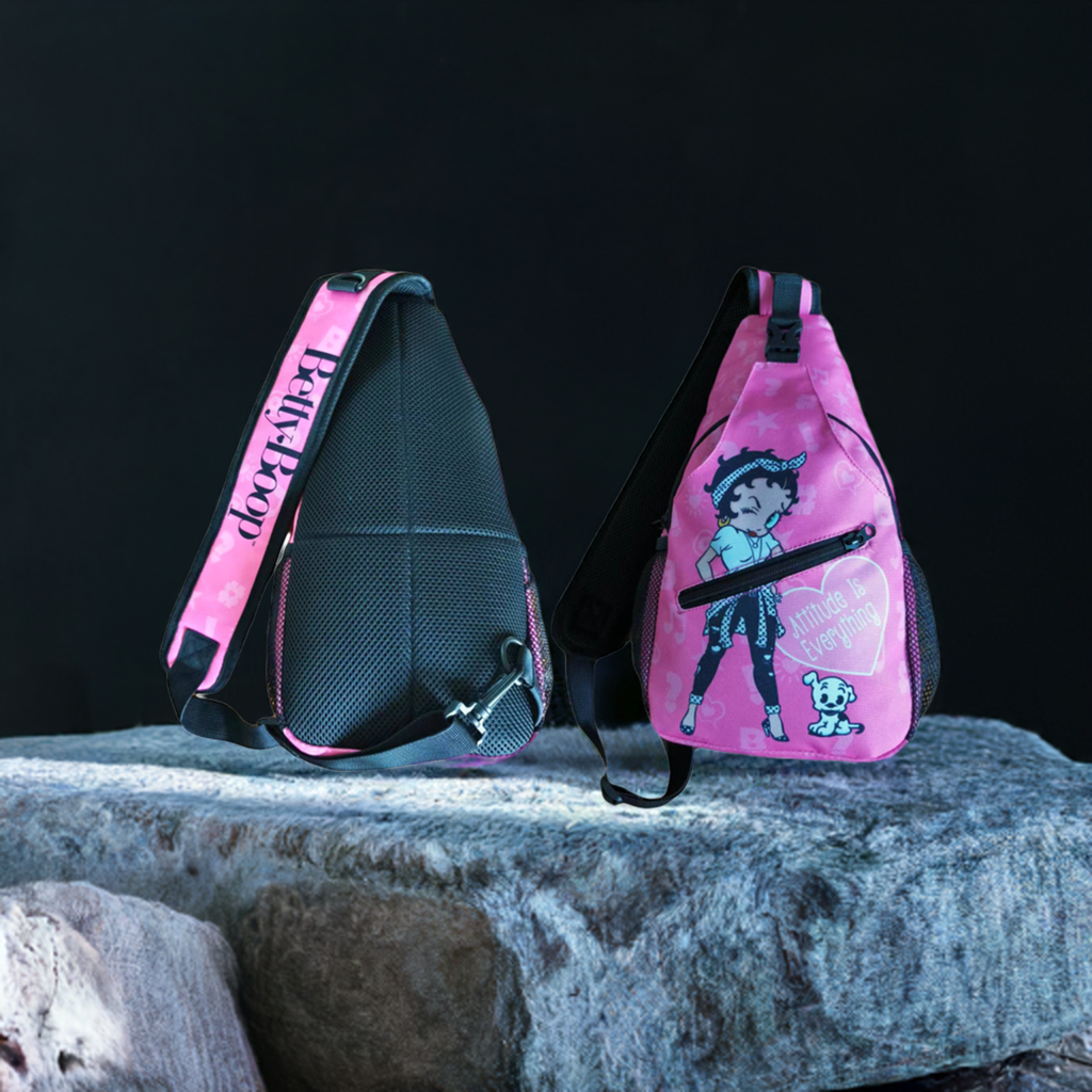 Betty Boop Pink Sling Bag for Girls. New Collection - BB6657