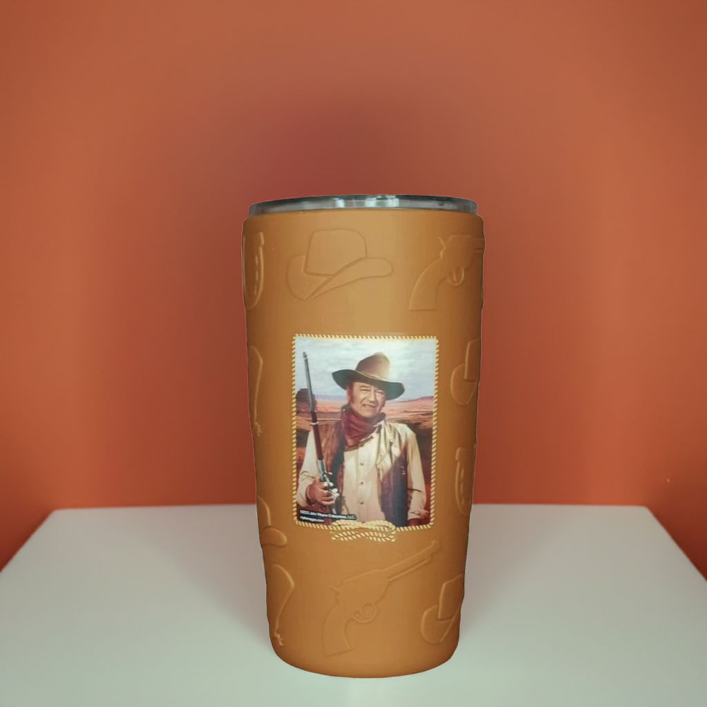 John Wayne Thermos With Silicone Sleeve JW6640