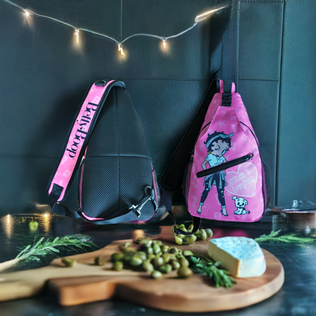 Betty Boop Pink Sling Bag for Girls. New Collection - BB6657