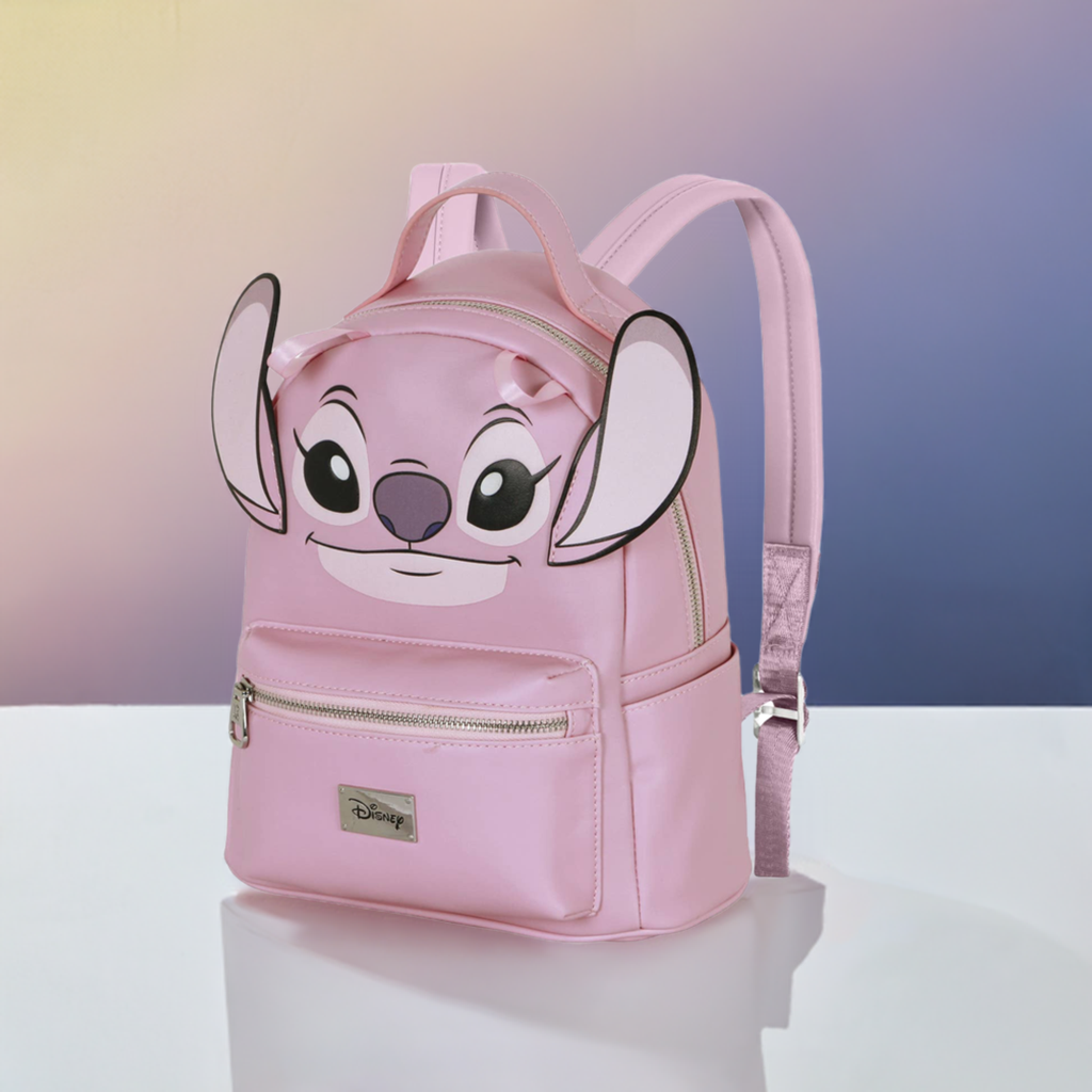 Disney Lilo and Stitch Angel -Heady Backpack, Pink