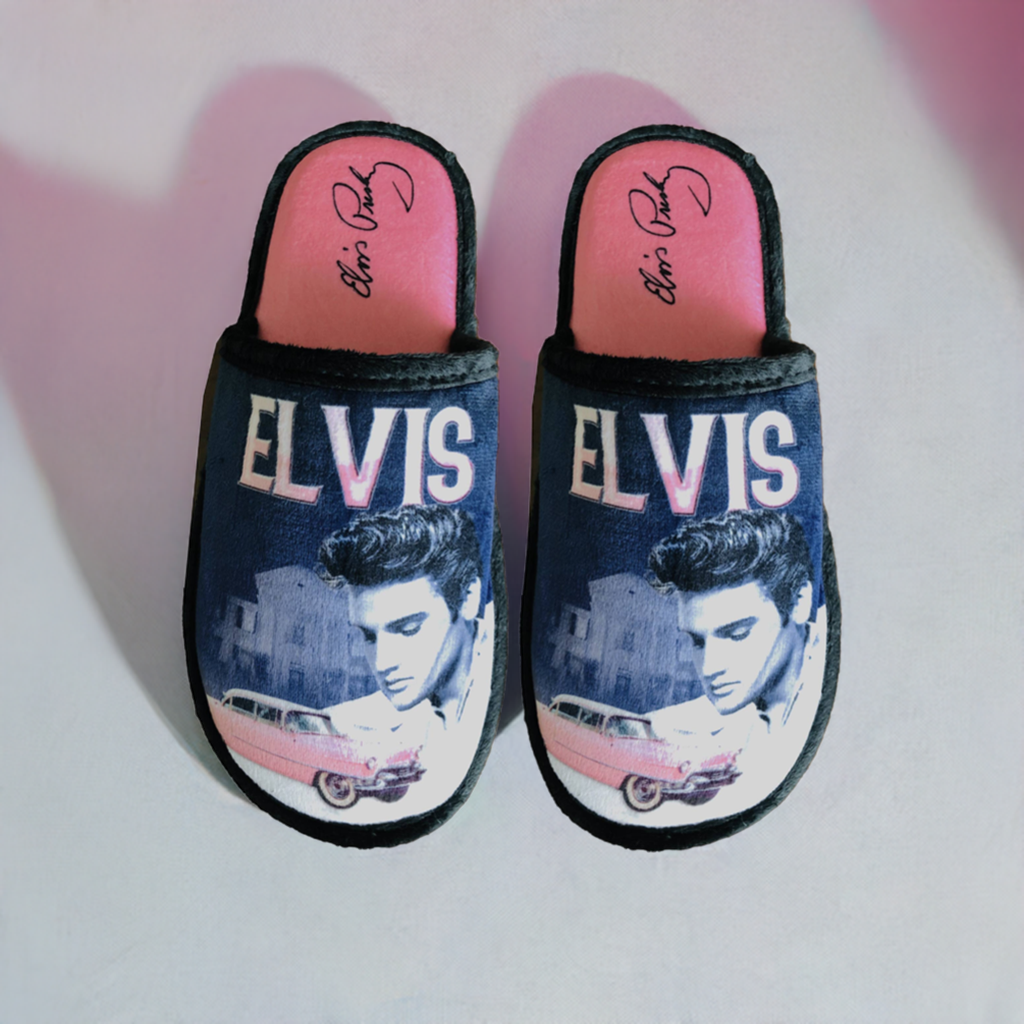 Elvis Slippers - Pink Caddy -E9086