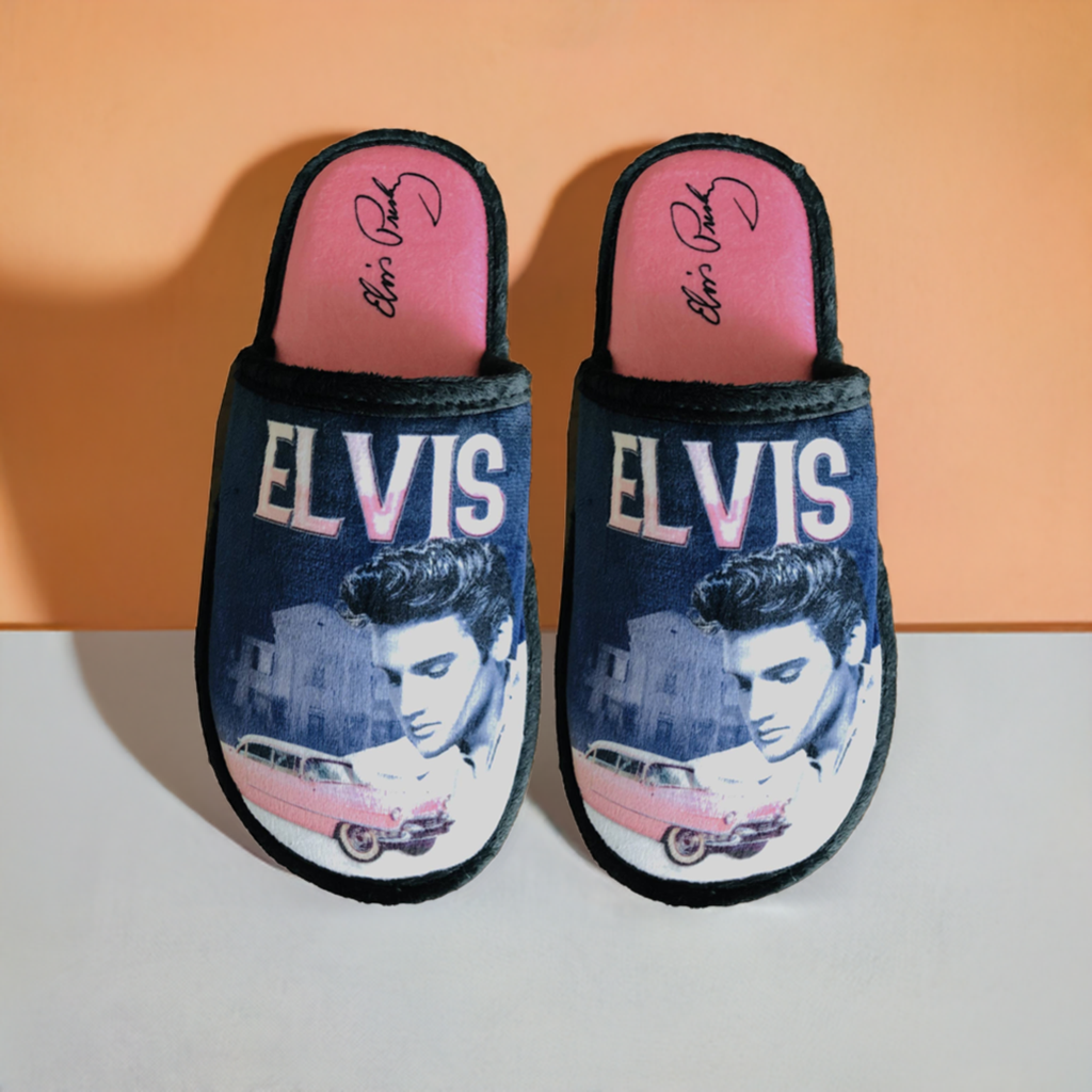 Elvis Slippers - Pink Caddy -E9086