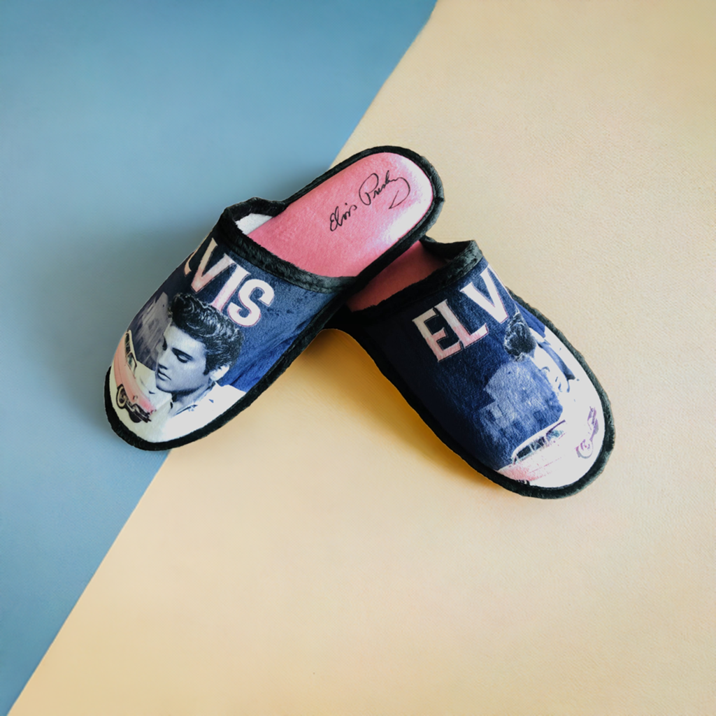 Elvis Slippers - Pink Caddy -E9086