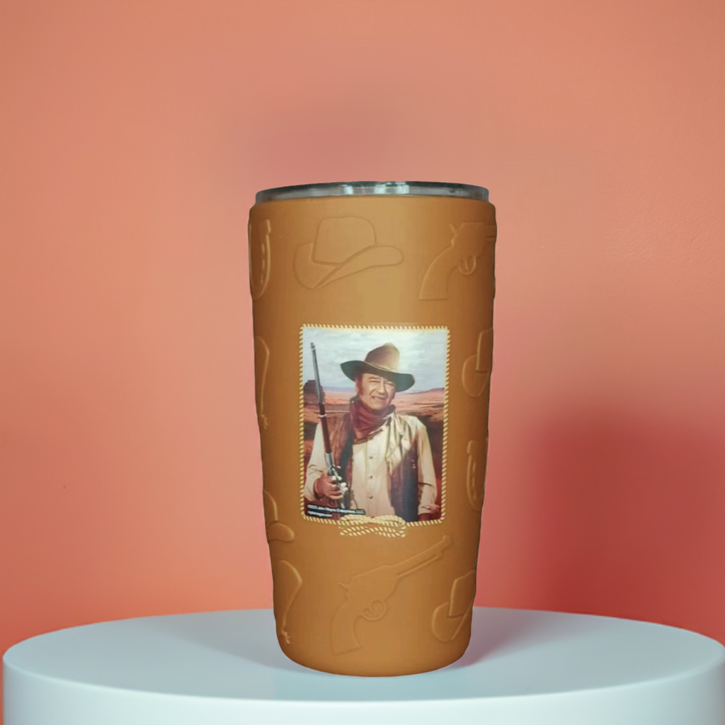 John Wayne Thermos With Silicone Sleeve JW6640