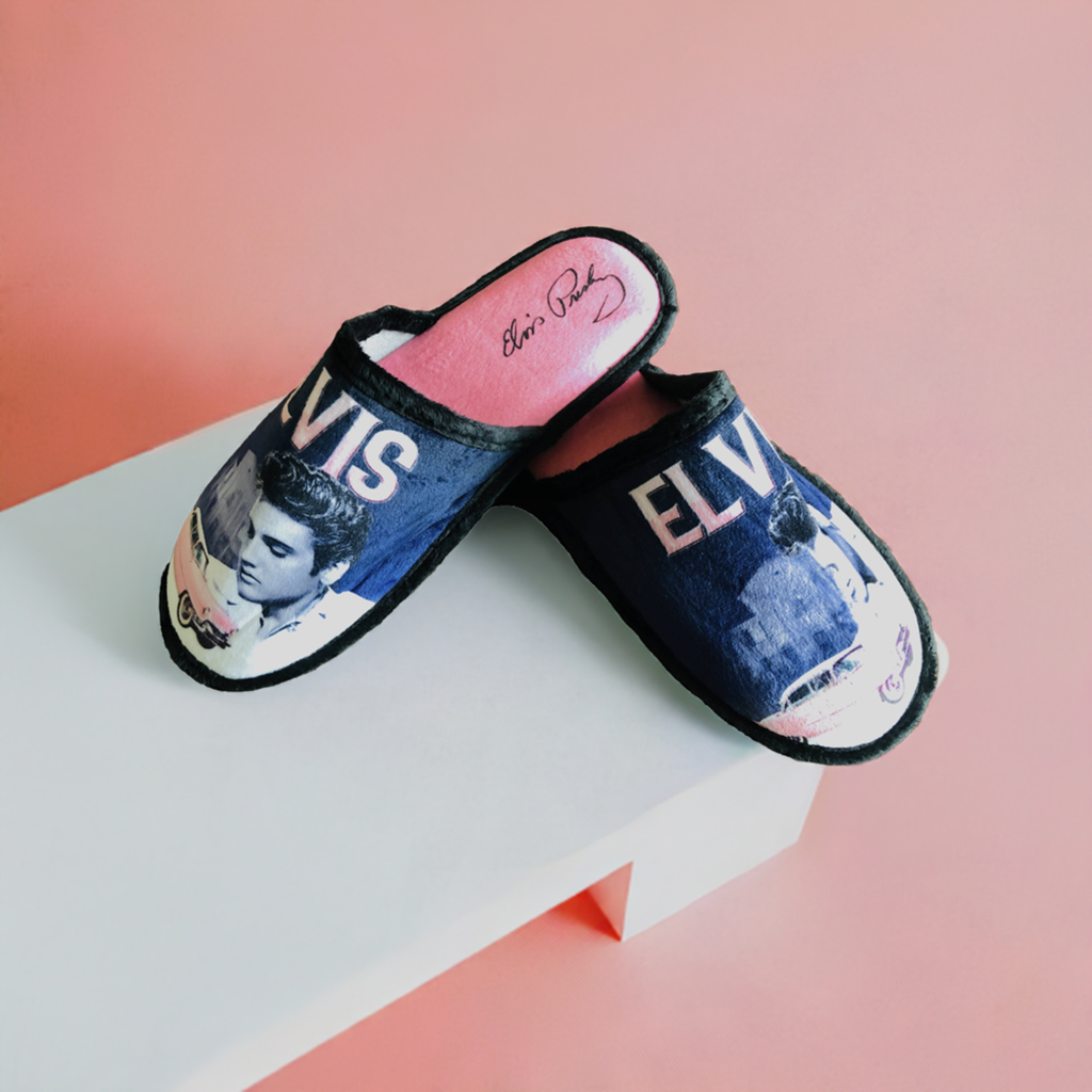 Elvis Slippers - Pink Caddy -E9086