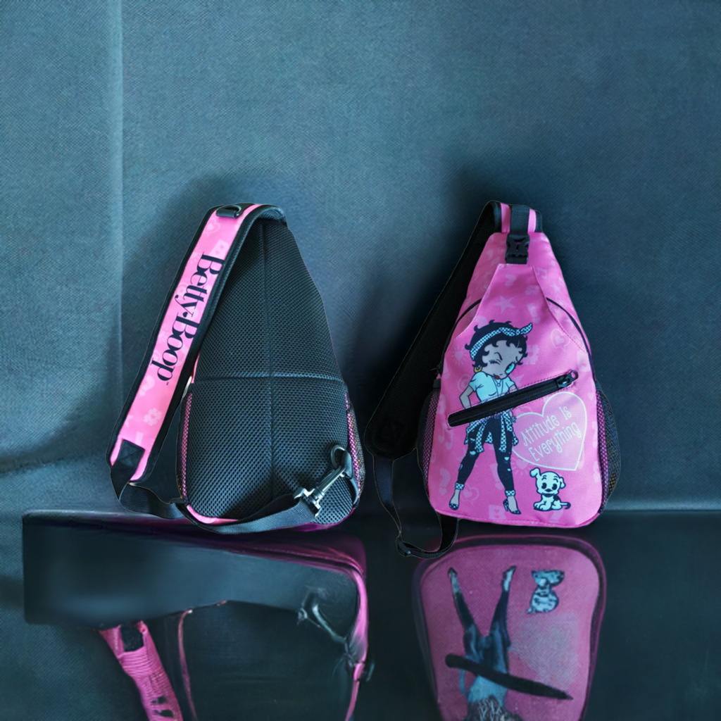 Betty Boop Pink Sling Bag for Girls. New Collection - BB6657