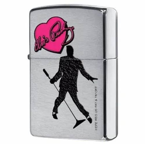 Rare 2010  Elvis Heart Zippo Lighter