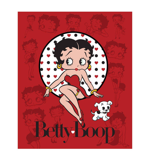 Betty Boop Throw Blanket - Silhouettes - BB6402