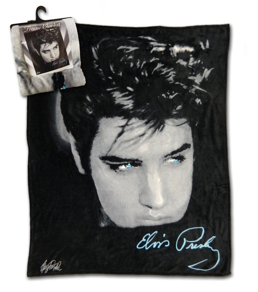 Elvis Throw Blanket up close Photo E8613