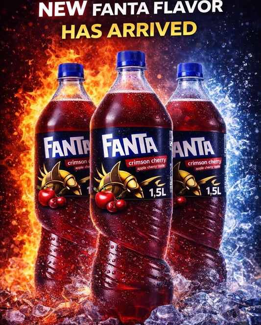 FANTA crimson cherry apple cherry taste 1.5L bottles