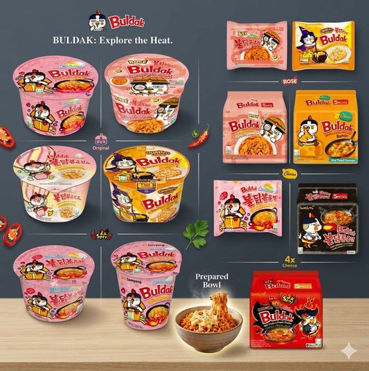Buldak noodles spicy noodles