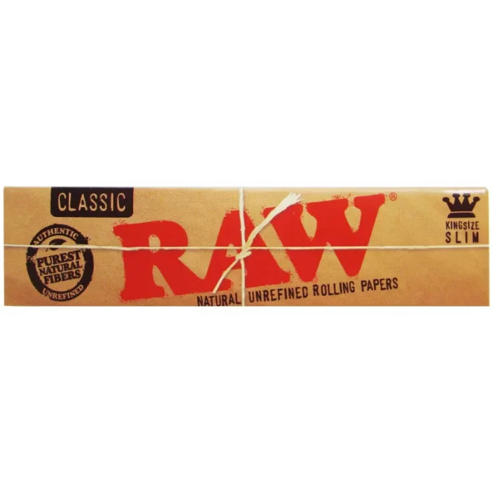 Raw King Size Slim Classic Papers (50 Booklets)