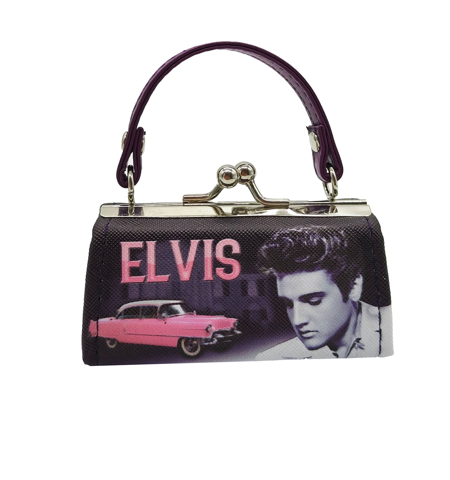 Elvis Mini Purse - Pink Caddy E9036