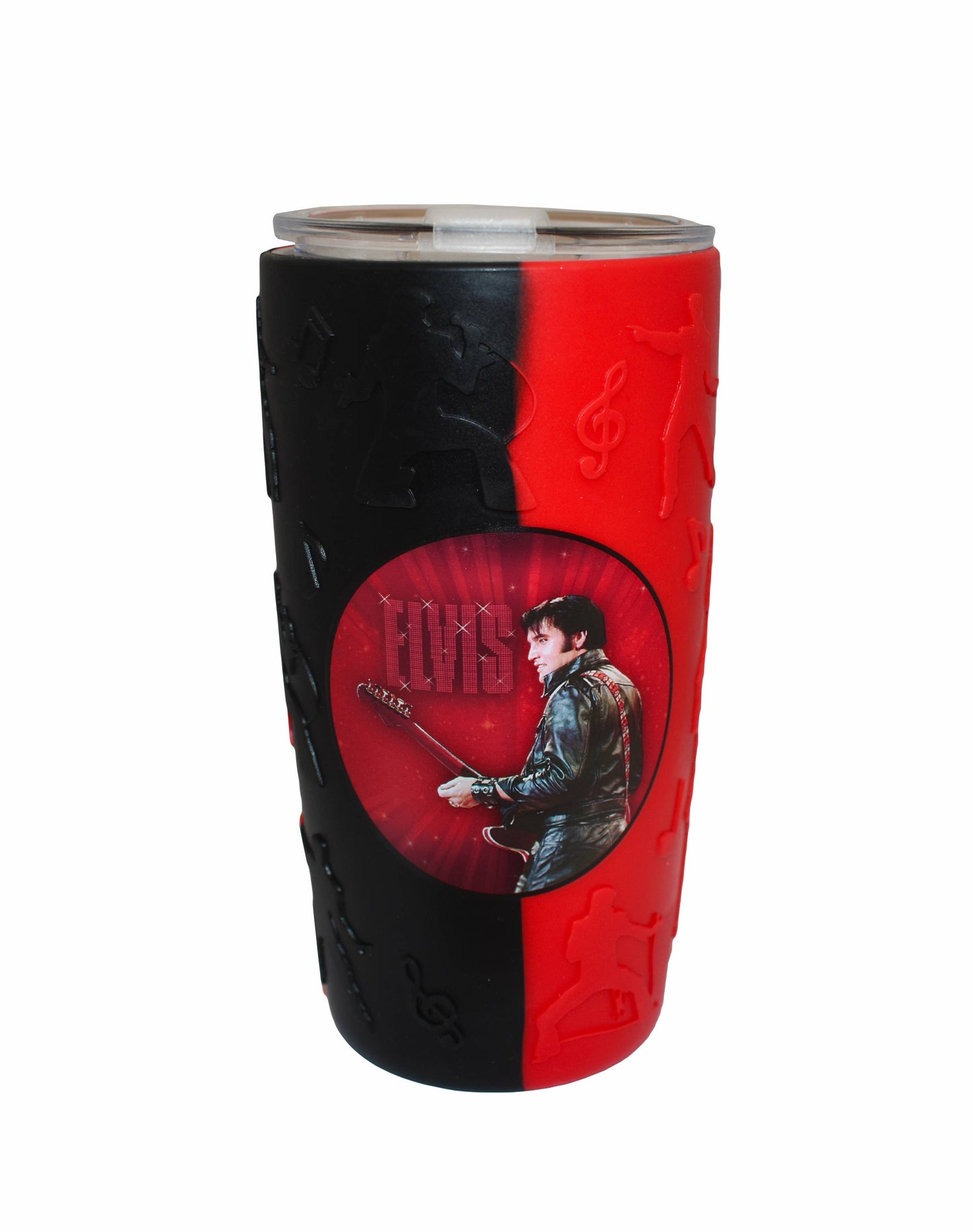 Elvis Thermos With Silicone Sleeve -'68 Name - E9007