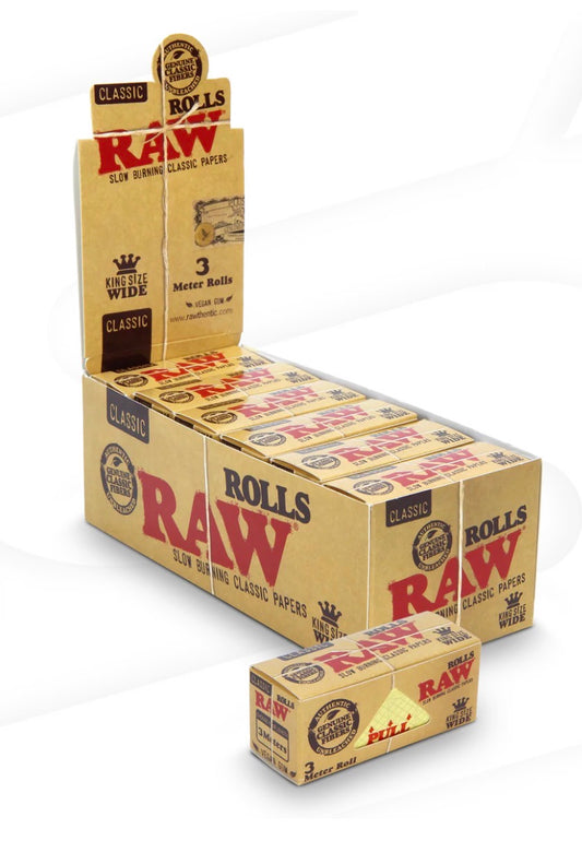 Raw Rolls 3m Classic King Size 12 Per Box