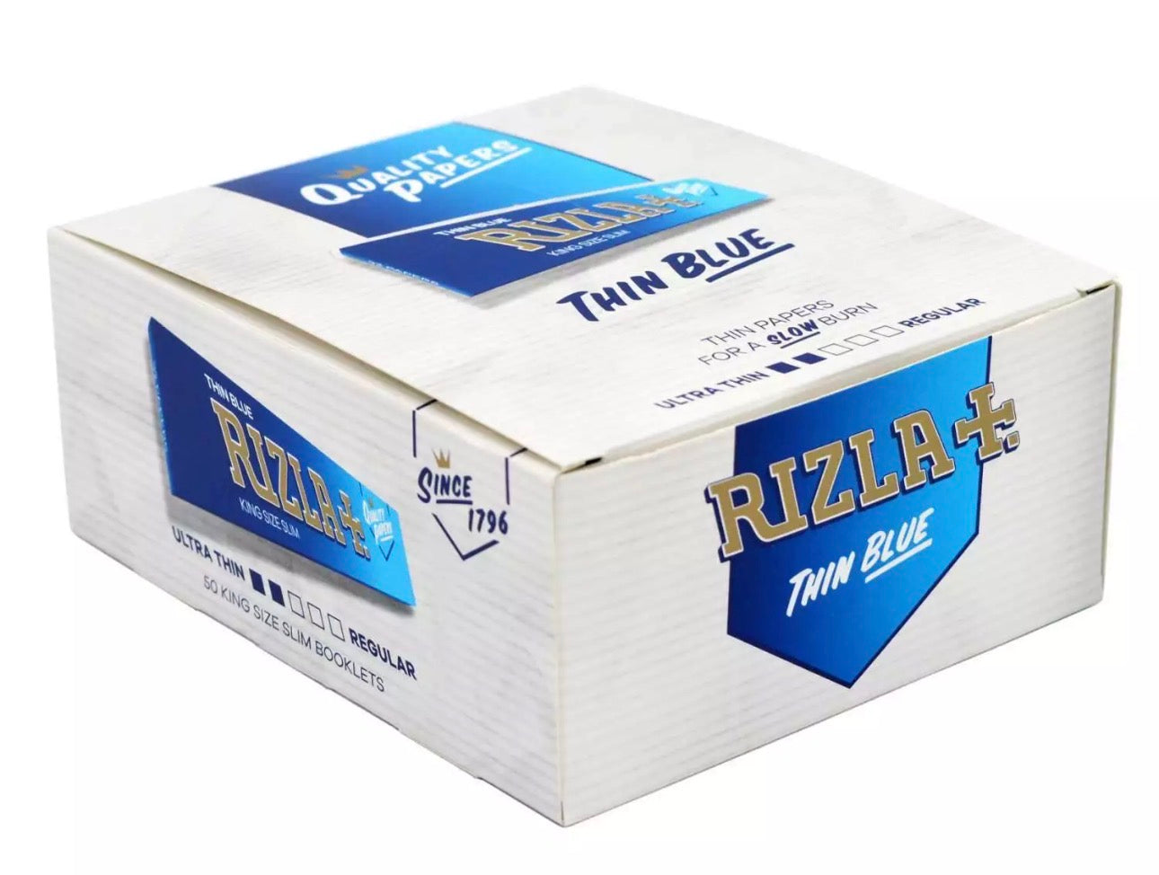 Rizla Blue King Size Slim Smoking Papers (50 booklets)
