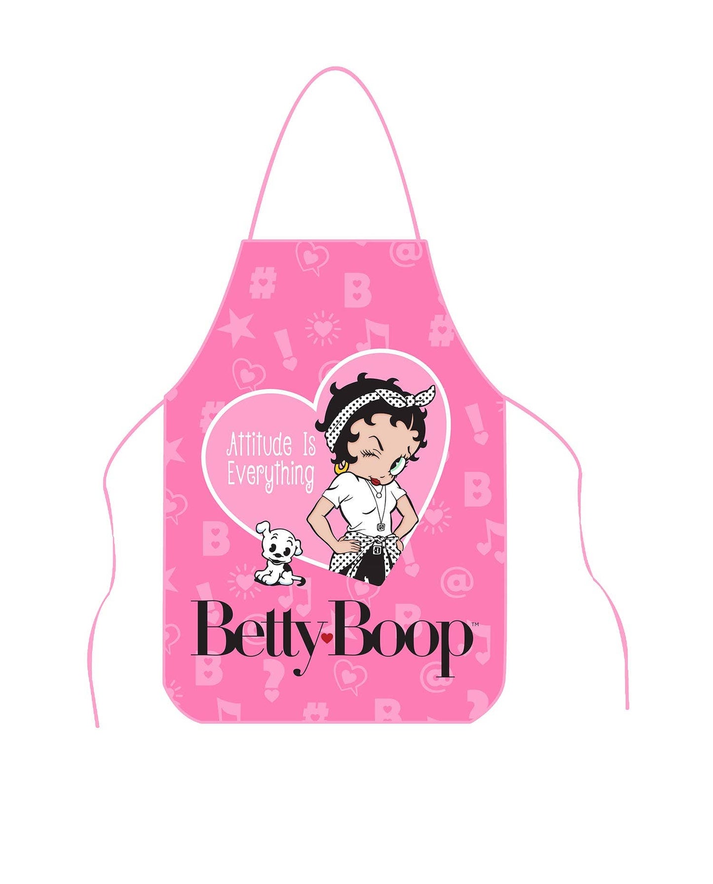 Betty Boop Attitude Pink Stylish Apron - BB6206