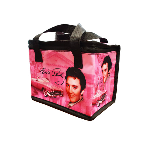 Elvis Lunch Bag - Pink Guitars E8881