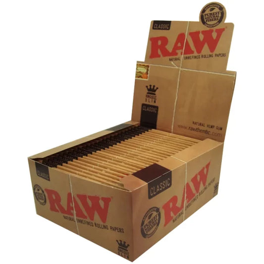 Raw King Size Slim Classic Papers (50 Booklets)