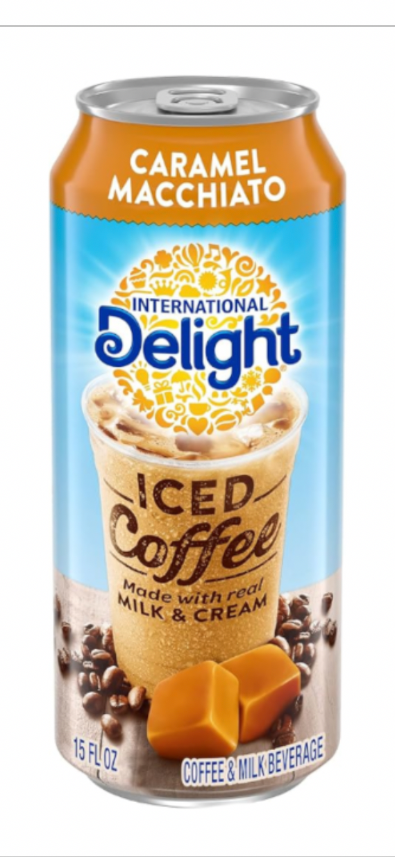 International Delight Caramel Macchiato Iced Coffee Can 15oz (443ml) - 12CT
