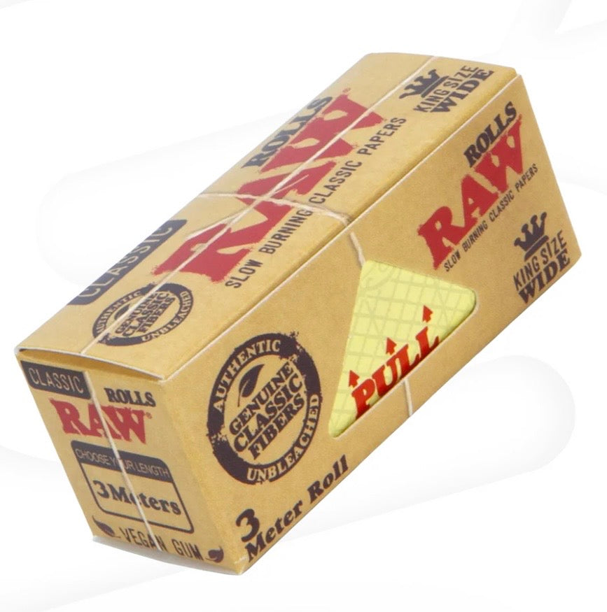 Raw Rolls 3m Classic King Size 12 Per Box