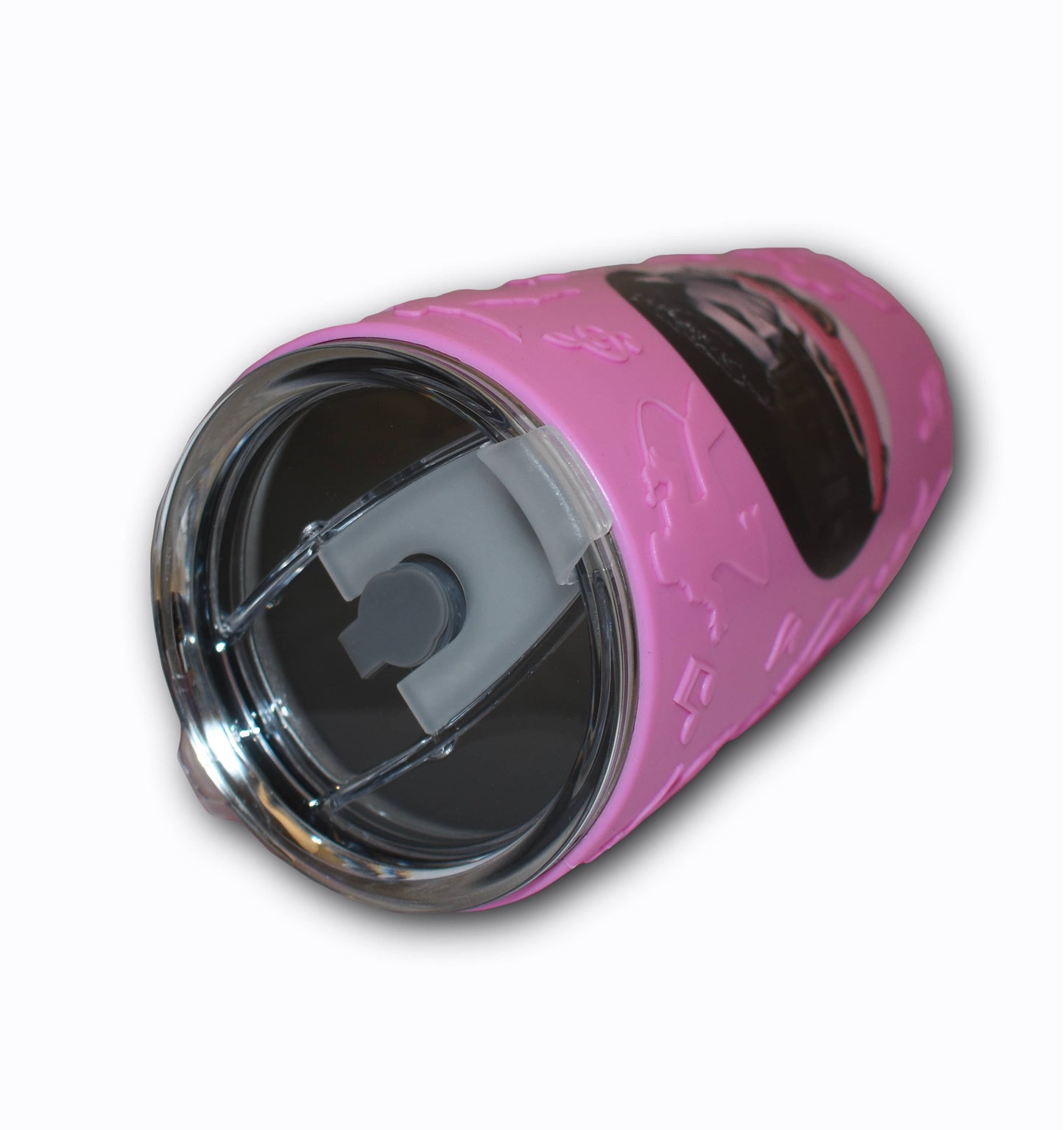 Elvis Stainless Steel Thermos With Silicone Sleeve - Pink - E9008