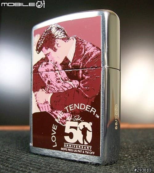 Elvis Presley Love Me Tender 5oth Anniversary Zippo Lighter