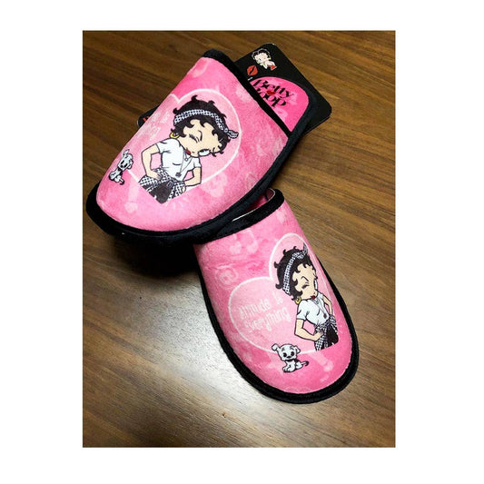 Betty Boop Pink Slippers - Attitude is Everything BB5949