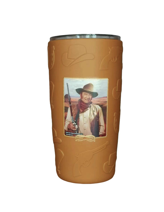 John Wayne Thermos With Silicone Sleeve JW6640