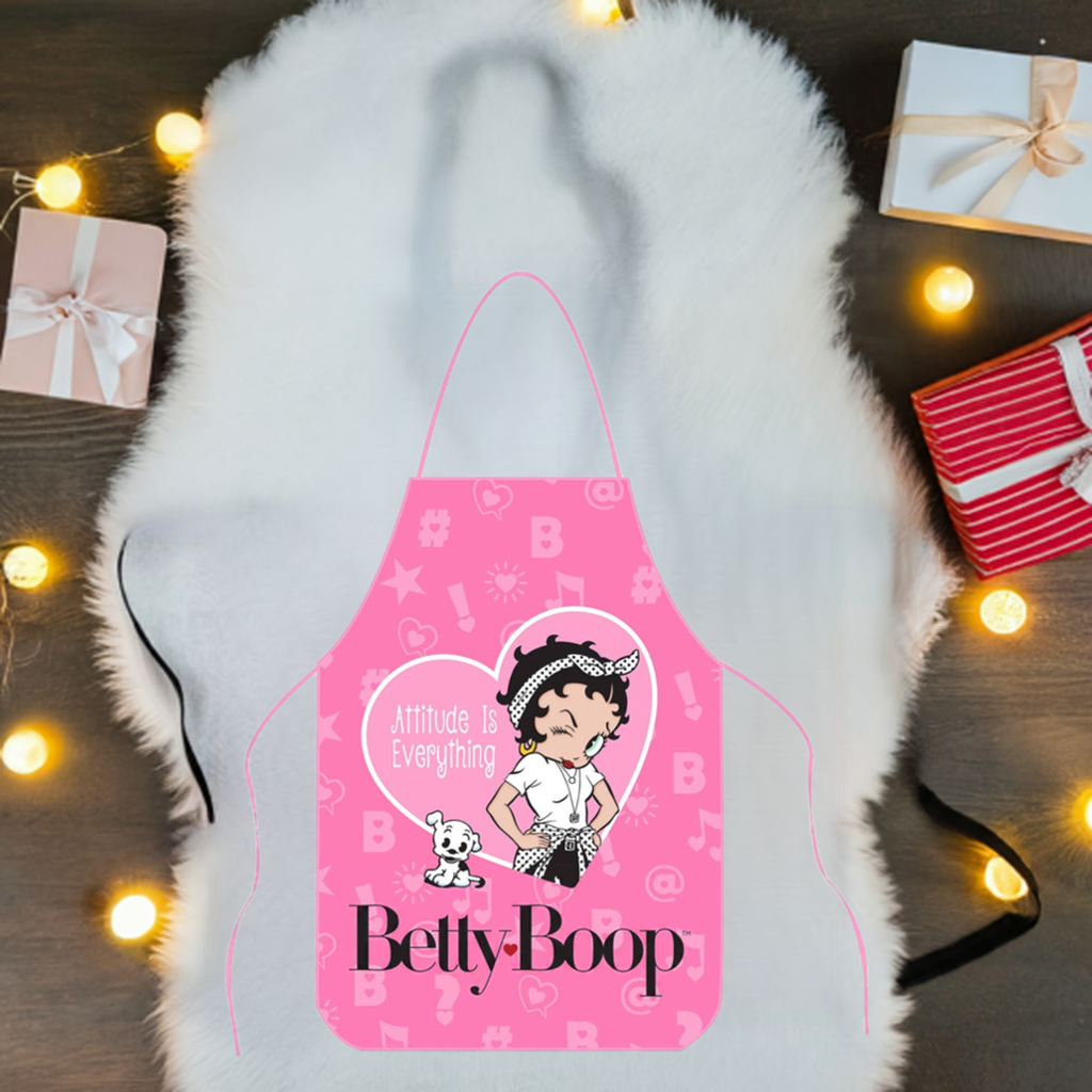 Betty Boop Attitude Pink Stylish Apron - BB6206