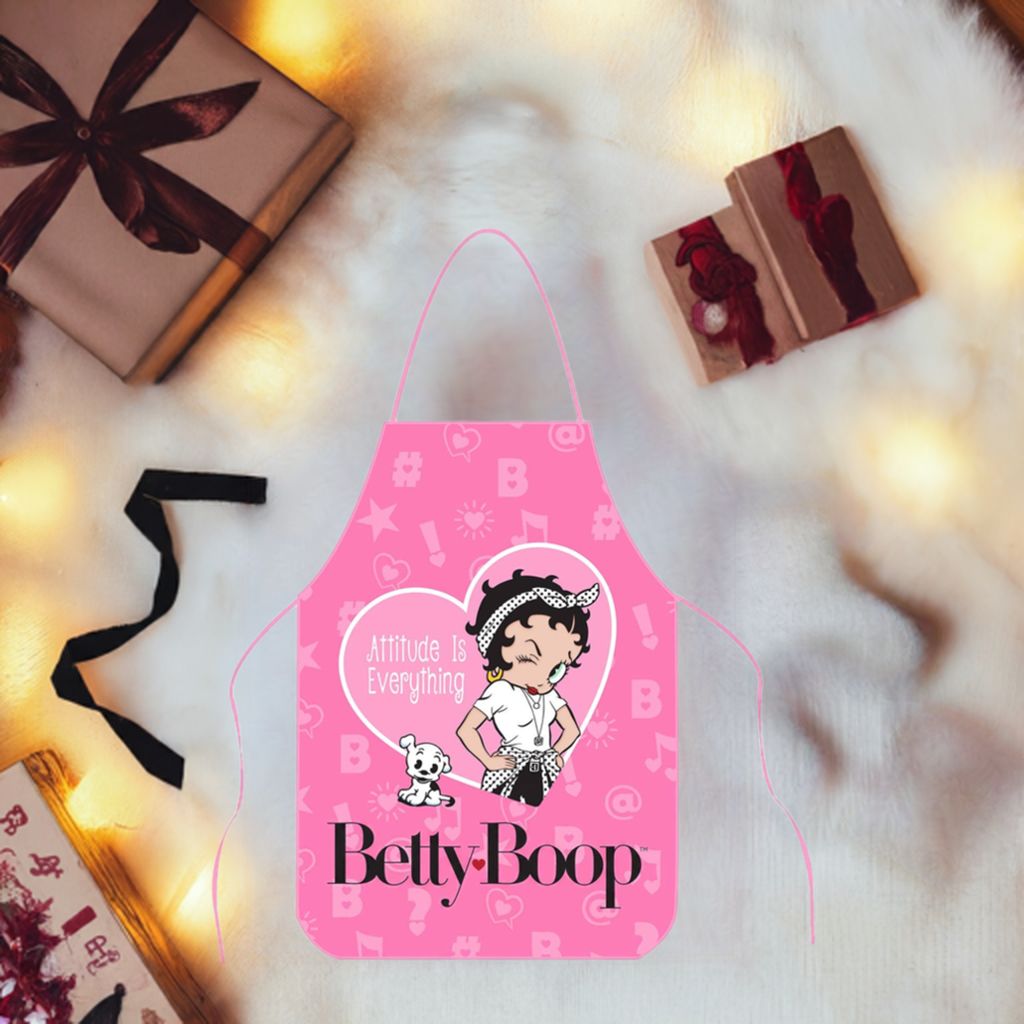 Betty Boop Attitude Pink Stylish Apron - BB6206